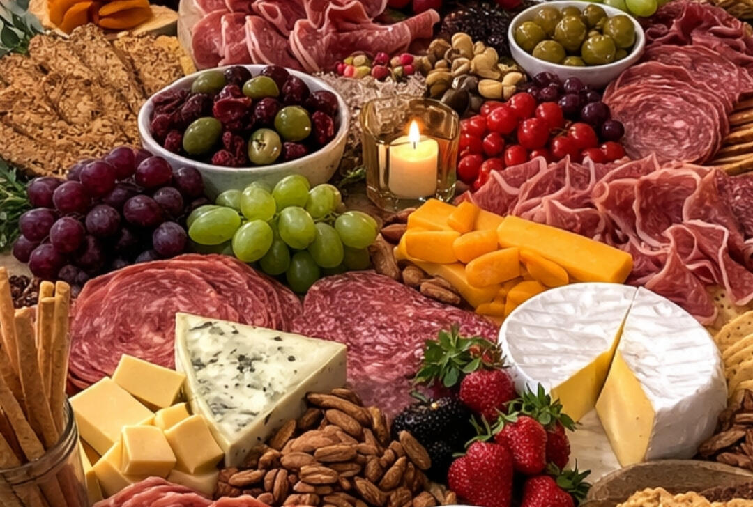 Charcuterie grazing board by Elevate Catering